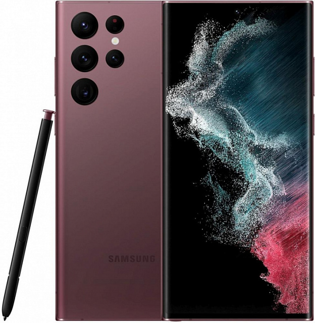Смартфон Samsung Galaxy S22 Ultra 8/128GB Бургунди